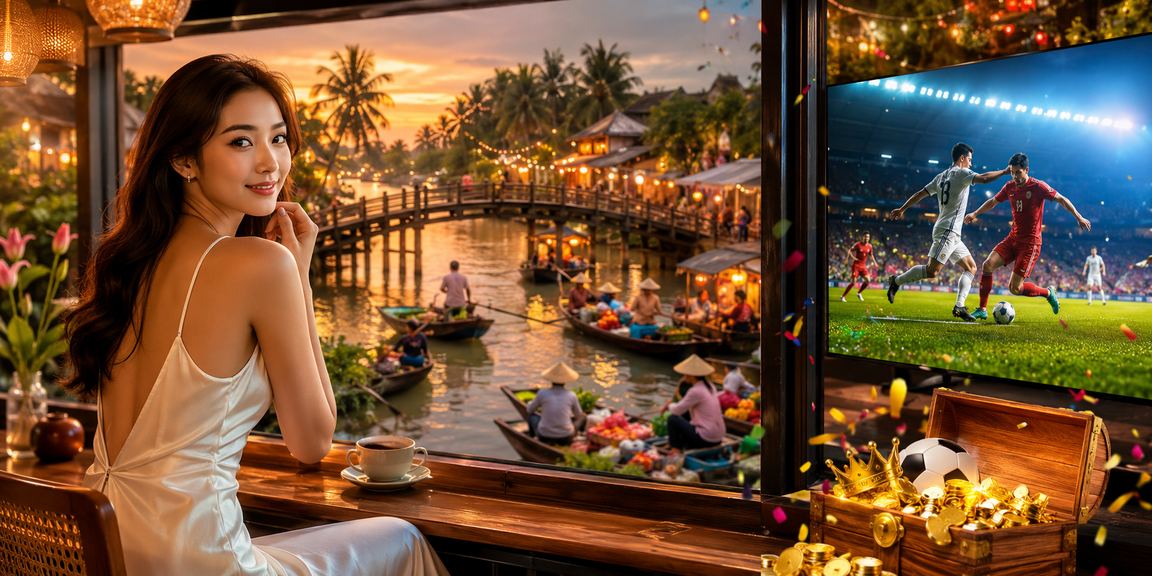 Người dùng xem kèo bóng đá bên tách cà phê sáng tại vùng đồng bằng sông Cửu Long